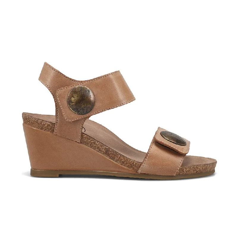 Women's Sandals with a Glitter - Coated Strap in Gold for a Sparkly Summer Outfit Women's Sandals with a Glitter - Coated Strap in Gold for a Sparkly Summer Outfit Elastic - Strap Women's Sandals with a Padded Toe in Teal for Easy On - and - OffTaos Women's Carousel 3 - Tan