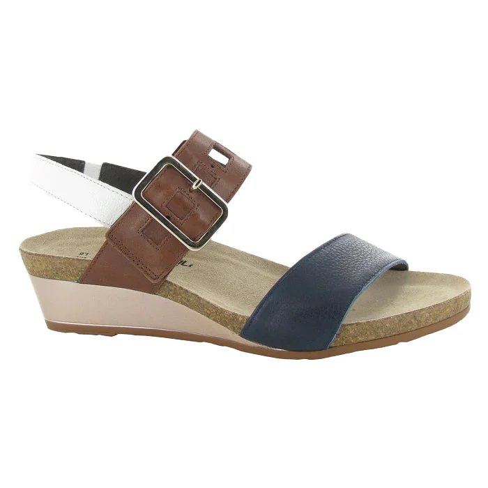 Women's Thong Sandals with a Beaded Design in Multicolor for a Beachy Aesthetic Women's Thong Sandals with a Beaded Design in Multicolor for a Beachy Aesthetic Women's Flat Slide Sandals with a Memory Foam Insole in White for All - Day ComfortWomens Naot Dynasty Ink/Chestnut/White