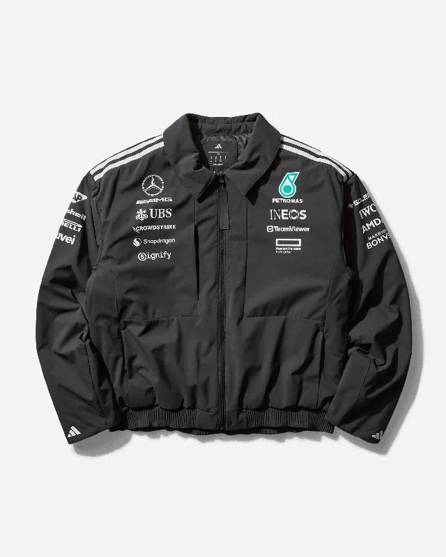 Plus - size men jackets with adjustable drawstrings for a comfortable fit Men coats with a wind - resistant outer layer for blustery weather Men's Mercedes-AMG Petronas Formula One Team Jacket Black Plus - size men jackets with adjustable drawstrings for a comfortable fit Men coats with a wind - resistant outer layer for blustery weather Men's Mercedes-AMG Petronas Formula One Team Jacket Black