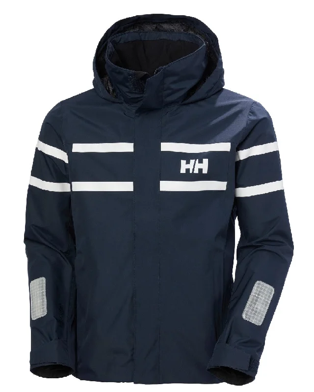 Fleece - lined men jackets for cold - weather commuting Lightweight men coats made of breathable fabric for spring and autumn Helly Hansen Mens Salt Inshore Jacket Fleece - lined men jackets for cold - weather commuting Lightweight men coats made of breathable fabric for spring and autumn Helly Hansen Mens Salt Inshore Jacket