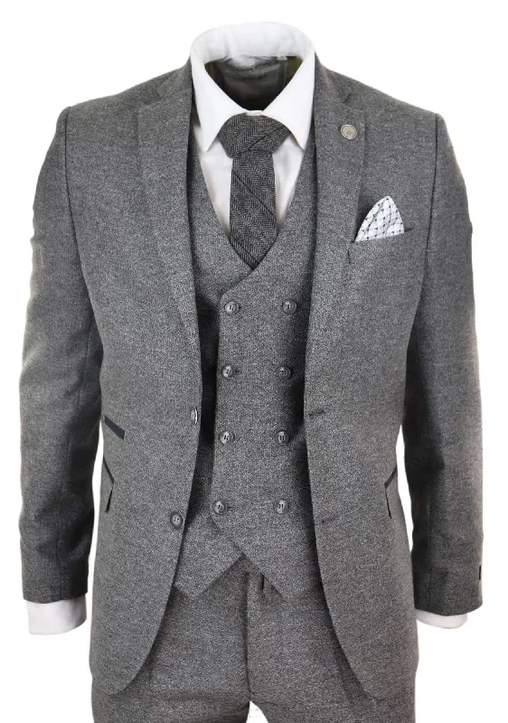Checkered men jackets in a plaid pattern for a preppy appearance Men coats with a zip - out lining for easy cleaning and versatility 3 Piece Suit Double Breasted Tweed Checkered men jackets in a plaid pattern for a preppy appearance Men coats with a zip - out lining for easy cleaning and versatility 3 Piece Suit Double Breasted Tweed
