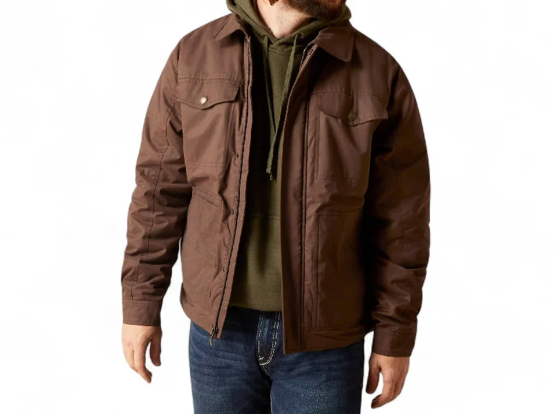 Men jackets with a built - in hood that can be stowed away when not in use Men coats with a hooded design for added protection against the elements Men's Grizzly 2.0 Canvas Conceal And Carry Jacket In Bracken Men jackets with a built - in hood that can be stowed away when not in use Men coats with a hooded design for added protection against the elements Men's Grizzly 2.0 Canvas Conceal And Carry Jacket In Bracken