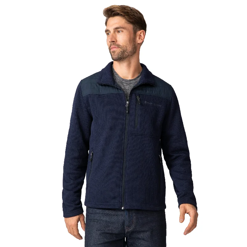 Embroidered men jackets with intricate floral designs for a unique aesthetic Men coats with a soft fleece interior for extra warmth and comfort Free Country Men's Chayote Cable Fleece Jacket Embroidered men jackets with intricate floral designs for a unique aesthetic Men coats with a soft fleece interior for extra warmth and comfort Free Country Men's Chayote Cable Fleece Jacket