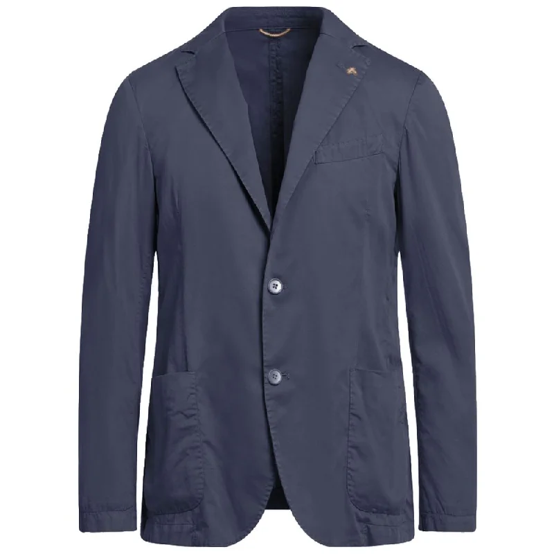 Slim - fit leather men jackets with a distressed finish for a rugged look Stylish men coats with a double - breasted design for a formal look AT.P.CO Cotton Men's Blazer Slim - fit leather men jackets with a distressed finish for a rugged look Stylish men coats with a double - breasted design for a formal look AT.P.CO Cotton Men's Blazer
