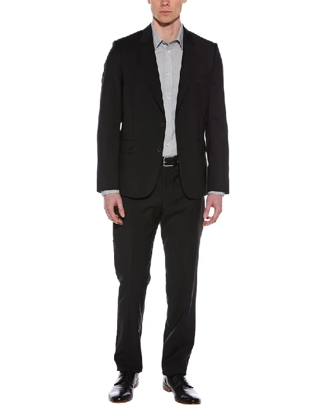 Men jackets with a hidden interior pocket for secure storage Men coats with multiple inner pockets for convenient storage of essentials Paul Smith 2pc Wool Suit