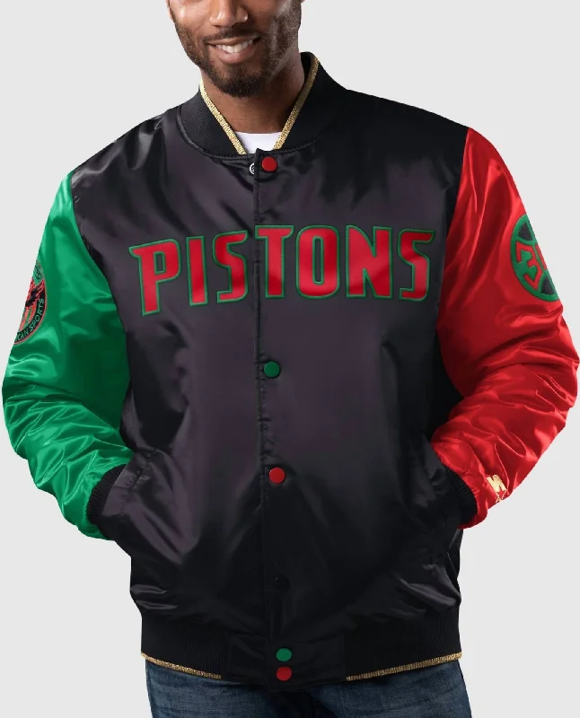 Tailored men jackets to pair with formal trousers for business meetings Men coats with a drawstring waist for a customizable fit Men's Detroit Pistons History Month Quilted Lining Satin Full-Snap Jacket In Black Tailored men jackets to pair with formal trousers for business meetings Men coats with a drawstring waist for a customizable fit Men's Detroit Pistons History Month Quilted Lining Satin Full-Snap Jacket In Black