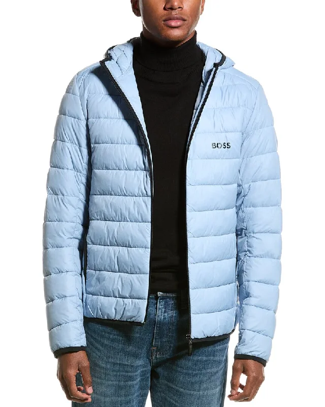 Windbreaker men jackets with UV protection for outdoor activities Long - line men coats reaching below the knee for maximum coverage BOSS Hugo Boss Thor Puffer Jacket Windbreaker men jackets with UV protection for outdoor activities Long - line men coats reaching below the knee for maximum coverage BOSS Hugo Boss Thor Puffer Jacket