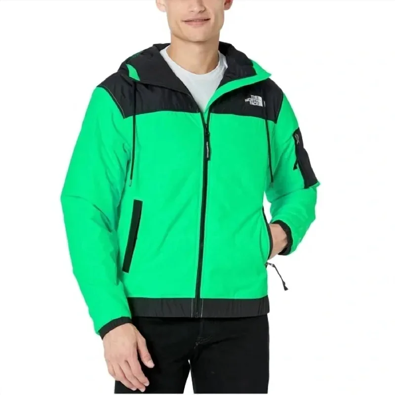 Fleece - lined men jackets for cold - weather commuting Lightweight men coats made of breathable fabric for spring and autumn Men's Highrail Bomber Jacket In Chlorophyll Green/tnf Black Fleece - lined men jackets for cold - weather commuting Lightweight men coats made of breathable fabric for spring and autumn Men's Highrail Bomber Jacket In Chlorophyll Green/tnf Black