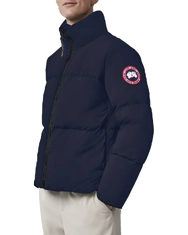 Plus - size men jackets with adjustable drawstrings for a comfortable fit Men coats with a wind - resistant outer layer for blustery weather Canada Goose Lawrence Down Puffer Jacket Plus - size men jackets with adjustable drawstrings for a comfortable fit Men coats with a wind - resistant outer layer for blustery weather Canada Goose Lawrence Down Puffer Jacket
