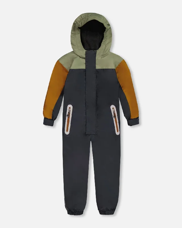 Down - filled men jackets in bright colors for winter fashion Waterproof men coats with taped seams for heavy rain and snow days Colorblock Mid-Season One-Piece Outerwear Dark Gray, Sage, And Tan Down - filled men jackets in bright colors for winter fashion Waterproof men coats with taped seams for heavy rain and snow days Colorblock Mid-Season One-Piece Outerwear Dark Gray, Sage, And Tan