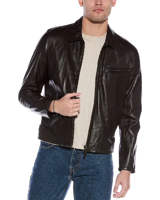 Waterproof men jackets with taped seams for heavy rain protection Men coats made of high - quality leather for a rugged and durable option Reiss Foster Leather Jacket Waterproof men jackets with taped seams for heavy rain protection Men coats made of high - quality leather for a rugged and durable option Reiss Foster Leather Jacket
