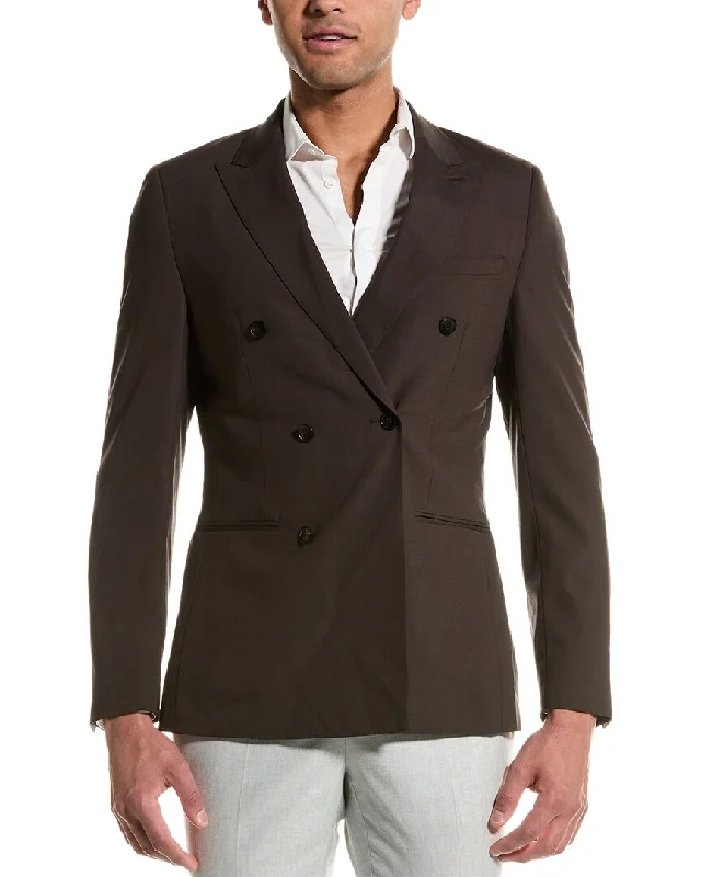 Plus - size men jackets with adjustable drawstrings for a comfortable fit Men coats with a wind - resistant outer layer for blustery weather Reiss Roll Wool-Blend Formal Jacket Plus - size men jackets with adjustable drawstrings for a comfortable fit Men coats with a wind - resistant outer layer for blustery weather Reiss Roll Wool-Blend Formal Jacket