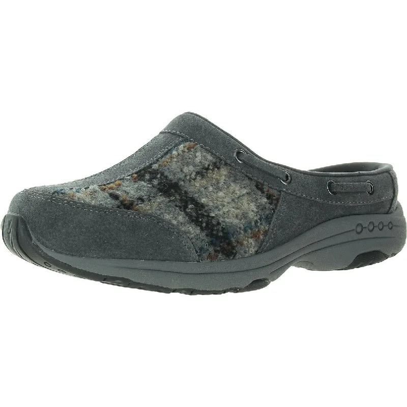 Easy Spirit Womens Padded Insole Leather Mules