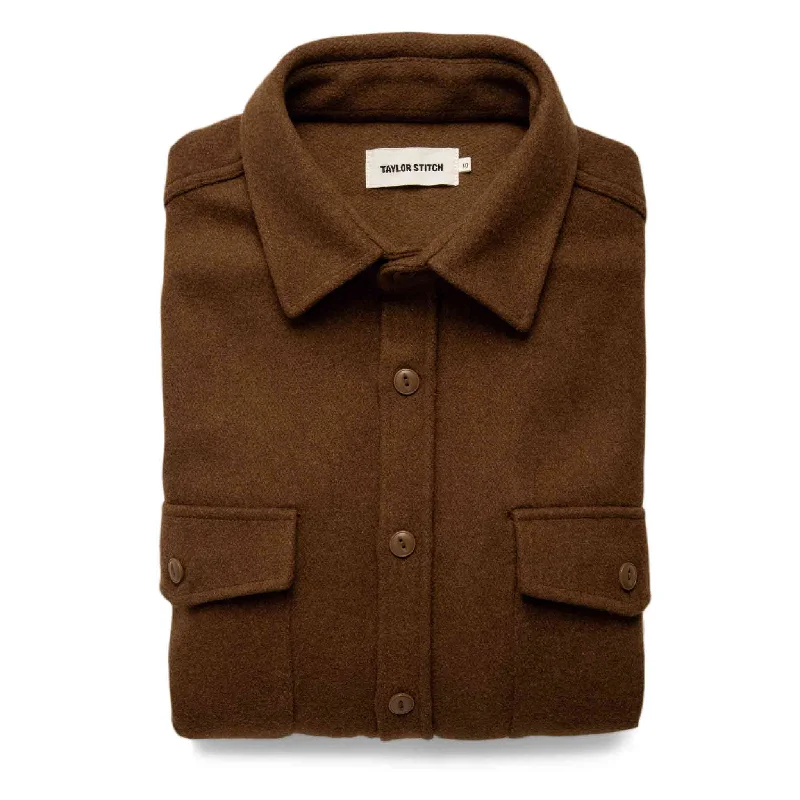 Plus - size men jackets with adjustable drawstrings for a comfortable fit Men coats with a wind - resistant outer layer for blustery weather The Maritime Shirt Jacket in Rust Plus - size men jackets with adjustable drawstrings for a comfortable fit Men coats with a wind - resistant outer layer for blustery weather The Maritime Shirt Jacket in Rust