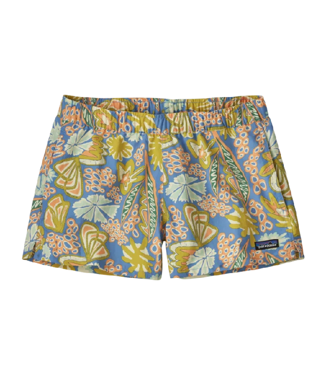 W's Barely Baggies Shorts - 2 1/2 in. - Flourish / Abundant Blue
