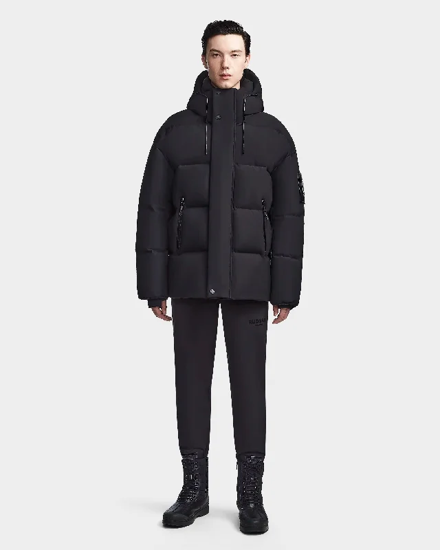 Lightweight men jackets made from recycled nylon for eco - friendly travel Men coats with a contrasting trim for a fashion - forward aesthetic NELSON UNISEX DOWN PUFFER WITH HOOD Lightweight men jackets made from recycled nylon for eco - friendly travel Men coats with a contrasting trim for a fashion - forward aesthetic NELSON UNISEX DOWN PUFFER WITH HOOD