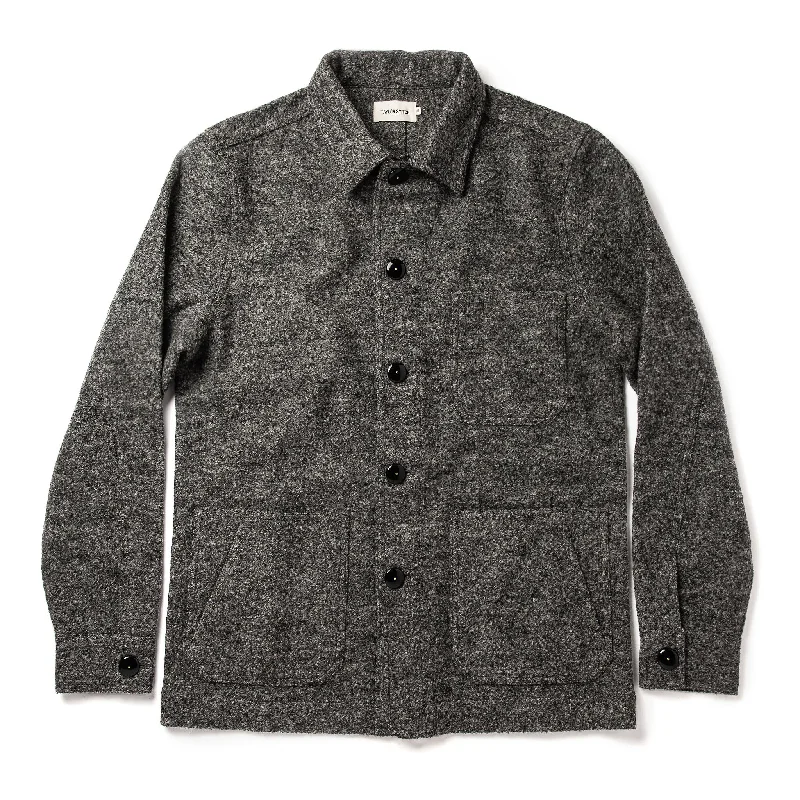 Tailored men jackets to pair with formal trousers for business meetings Men coats with a drawstring waist for a customizable fit The Ojai Jacket in Charcoal Wool Tailored men jackets to pair with formal trousers for business meetings Men coats with a drawstring waist for a customizable fit The Ojai Jacket in Charcoal Wool