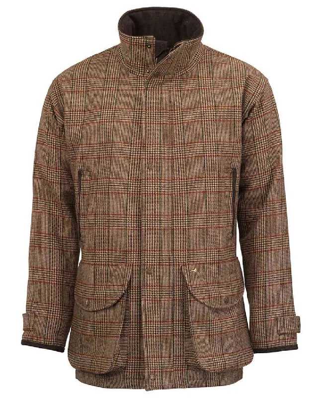 Checkered men jackets in a plaid pattern for a preppy appearance Men coats with a zip - out lining for easy cleaning and versatility Laksen Cavendish Tweed Wingfield Coat With CTX Checkered men jackets in a plaid pattern for a preppy appearance Men coats with a zip - out lining for easy cleaning and versatility Laksen Cavendish Tweed Wingfield Coat With CTX