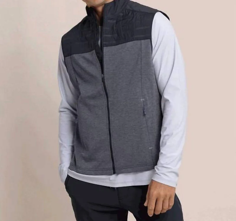 Down - filled men jackets in bright colors for winter fashion Waterproof men coats with taped seams for heavy rain and snow days Coligny Quilted Vest In Caviar Black Down - filled men jackets in bright colors for winter fashion Waterproof men coats with taped seams for heavy rain and snow days Coligny Quilted Vest In Caviar Black