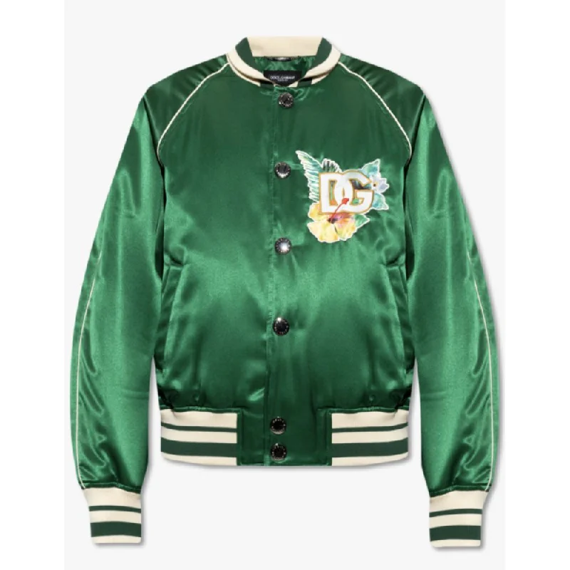 Windbreaker men jackets with UV protection for outdoor activities Long - line men coats reaching below the knee for maximum coverage Dolce & Gabbana Polyester Men's Jacket