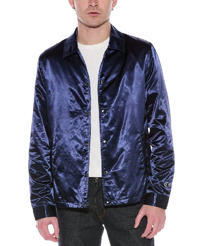 Stretch - fabric men jackets for unrestricted movement during workouts Men coats with a quick - drying feature for active lifestyles Robert Graham Satin Coaches Jacket Stretch - fabric men jackets for unrestricted movement during workouts Men coats with a quick - drying feature for active lifestyles Robert Graham Satin Coaches Jacket