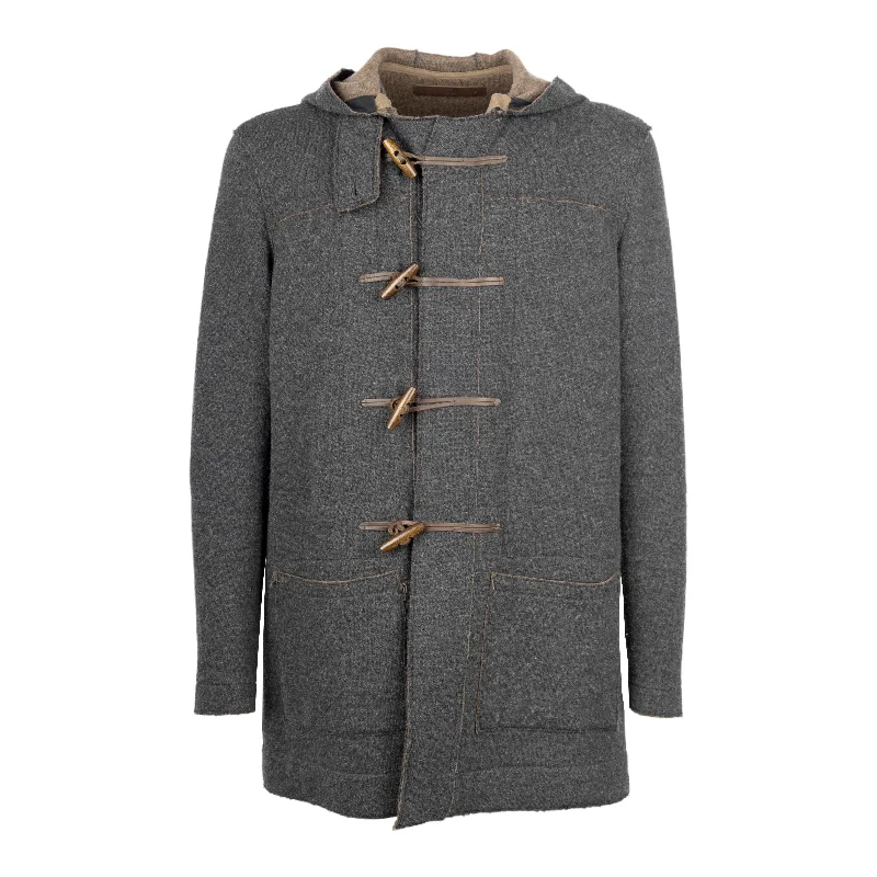 Performance - driven men jackets with breathable fabric for sports Men coats with a stand - up collar for a sleek and modern look Dondup Wool Duffle Coat - '10s Performance - driven men jackets with breathable fabric for sports Men coats with a stand - up collar for a sleek and modern look Dondup Wool Duffle Coat - '10s