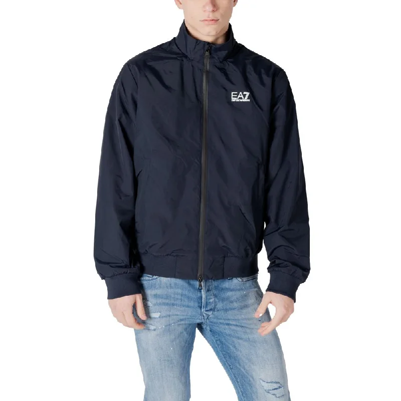 Waterproof men jackets with taped seams for heavy rain protection Men coats made of high - quality leather for a rugged and durable option EA7 Emporio Armani Polyamide Men's Jacket Waterproof men jackets with taped seams for heavy rain protection Men coats made of high - quality leather for a rugged and durable option EA7 Emporio Armani Polyamide Men's Jacket