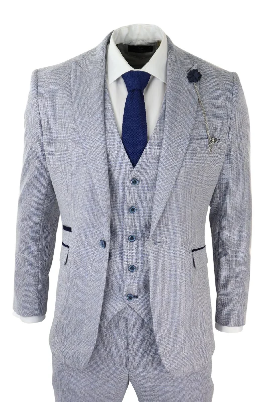 Denim men jackets with embroidered patches for a personalized touch Men coats with a detachable faux - fur collar for a trendy and warm touch Mens 3 Piece Tweed Suit Light Blue Check Peaky Blinders 1920 Gatsby Wedding Suit Denim men jackets with embroidered patches for a personalized touch Men coats with a detachable faux - fur collar for a trendy and warm touch Mens 3 Piece Tweed Suit Light Blue Check Peaky Blinders 1920 Gatsby Wedding Suit