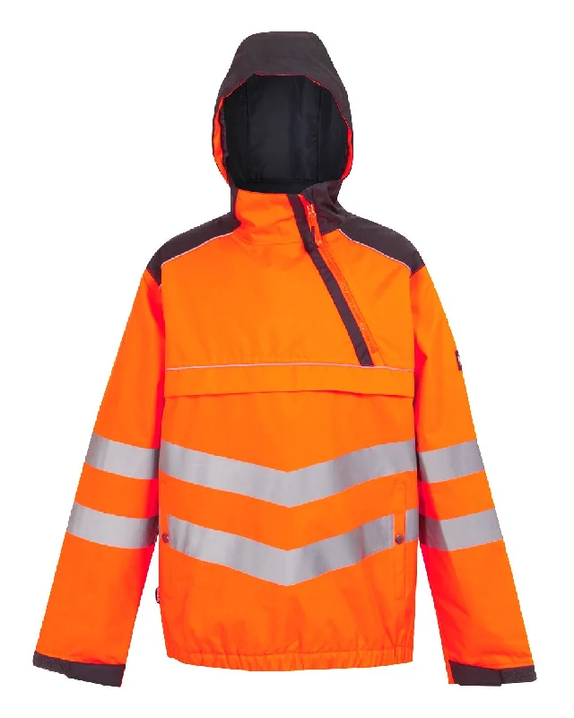 Lightweight men jackets made from recycled nylon for eco - friendly travel Men coats with a contrasting trim for a fashion - forward aesthetic Regatta Mens Hi-Vis Waterproof Reflective Overhead Bomber Jacket Lightweight men jackets made from recycled nylon for eco - friendly travel Men coats with a contrasting trim for a fashion - forward aesthetic Regatta Mens Hi-Vis Waterproof Reflective Overhead Bomber Jacket
