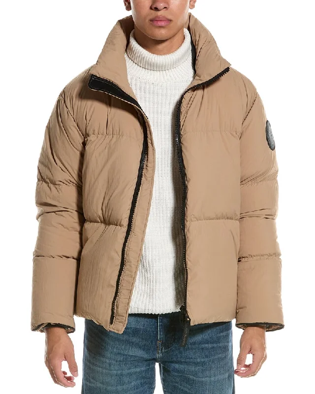 Lightweight men jackets made from recycled nylon for eco - friendly travel Men coats with a contrasting trim for a fashion - forward aesthetic Canada Goose Lawrence Puffer Jacket Lightweight men jackets made from recycled nylon for eco - friendly travel Men coats with a contrasting trim for a fashion - forward aesthetic Canada Goose Lawrence Puffer Jacket