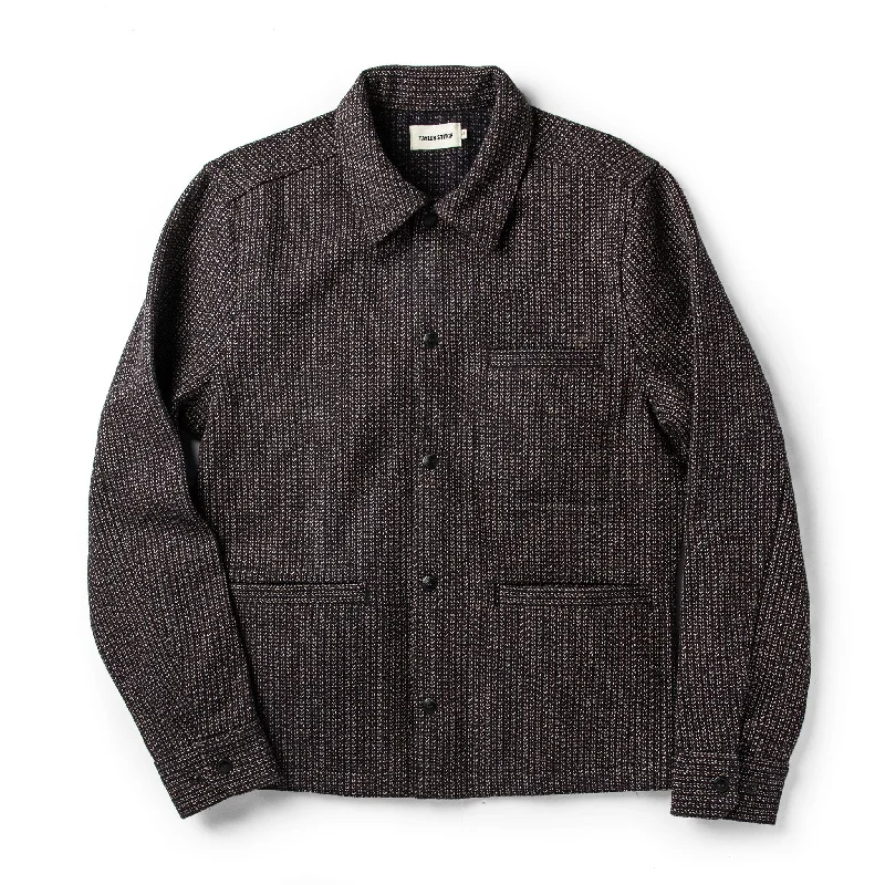 Men jackets with a hidden interior pocket for secure storage Men coats with multiple inner pockets for convenient storage of essentials The Decker Jacket in Wool Beach Cloth Men jackets with a hidden interior pocket for secure storage Men coats with multiple inner pockets for convenient storage of essentials The Decker Jacket in Wool Beach Cloth