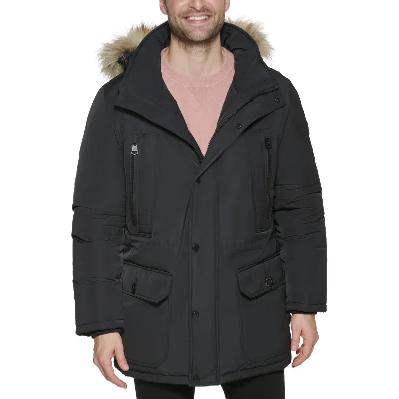 Men jackets with a zip - off sleeves to convert to a vest Camouflage men coats for outdoor enthusiasts and hunters Mens Insulated Polyester Parka Coat Men jackets with a zip - off sleeves to convert to a vest Camouflage men coats for outdoor enthusiasts and hunters Mens Insulated Polyester Parka Coat