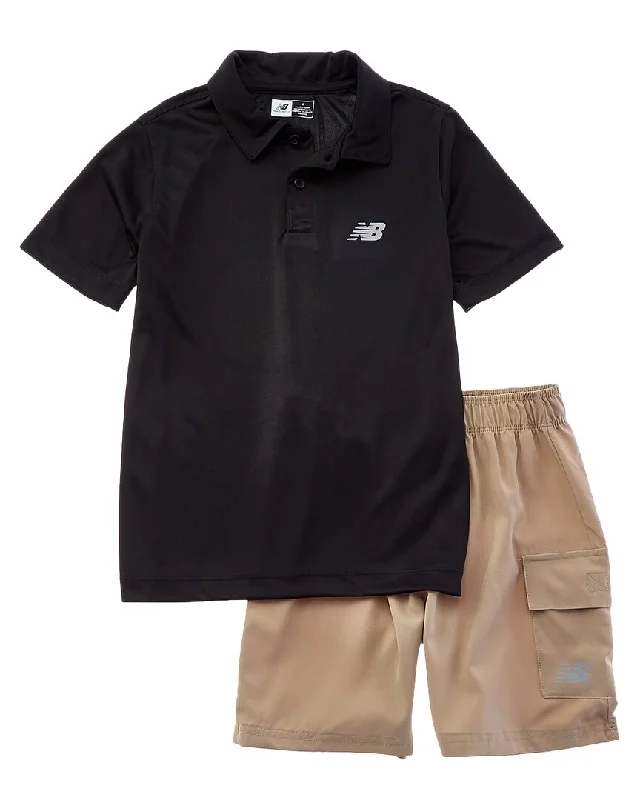 Waterproof men jackets with taped seams for heavy rain protection Men coats made of high - quality leather for a rugged and durable option New Balance 2pc Polo Shirt & Woven Short Waterproof men jackets with taped seams for heavy rain protection Men coats made of high - quality leather for a rugged and durable option New Balance 2pc Polo Shirt & Woven Short