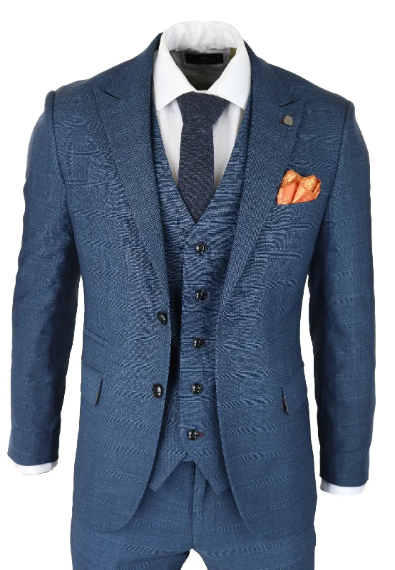 Men jackets with a hidden interior pocket for secure storage Men coats with multiple inner pockets for convenient storage of essentials Viceroy 3 Piece Check Blue Suit Men jackets with a hidden interior pocket for secure storage Men coats with multiple inner pockets for convenient storage of essentials Viceroy 3 Piece Check Blue Suit
