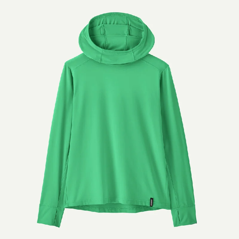 Kids Capilene Silkweight Hoody - Aloe Green