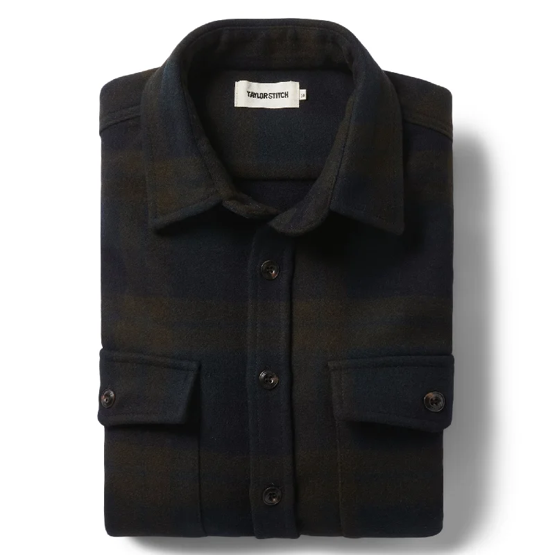 Men jackets with a built - in hood that can be stowed away when not in use Men coats with a hooded design for added protection against the elements The Maritime Shirt Jacket in Pike Plaid Men jackets with a built - in hood that can be stowed away when not in use Men coats with a hooded design for added protection against the elements The Maritime Shirt Jacket in Pike Plaid