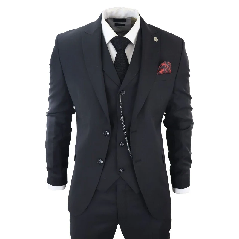 Bomber men jackets with ribbed cuffs for a classic 80s style Slim - fit men coats in navy blue for a classic and sophisticated appearance Men's Classic 3-Piece Plain Black Suit Bomber men jackets with ribbed cuffs for a classic 80s style Slim - fit men coats in navy blue for a classic and sophisticated appearance Men's Classic 3-Piece Plain Black Suit