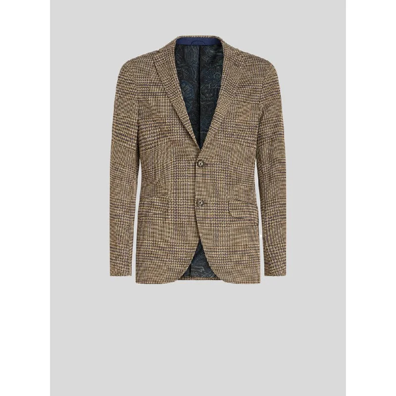 Fleece - lined men jackets for cold - weather commuting Lightweight men coats made of breathable fabric for spring and autumn CHECK JERSEY JACKET Fleece - lined men jackets for cold - weather commuting Lightweight men coats made of breathable fabric for spring and autumn CHECK JERSEY JACKET