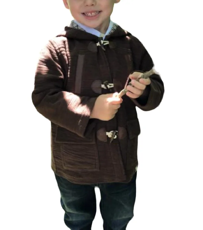 Bomber men jackets with ribbed cuffs for a classic 80s style Slim - fit men coats in navy blue for a classic and sophisticated appearance Boys Duffle Jacket In Brown Bomber men jackets with ribbed cuffs for a classic 80s style Slim - fit men coats in navy blue for a classic and sophisticated appearance Boys Duffle Jacket In Brown
