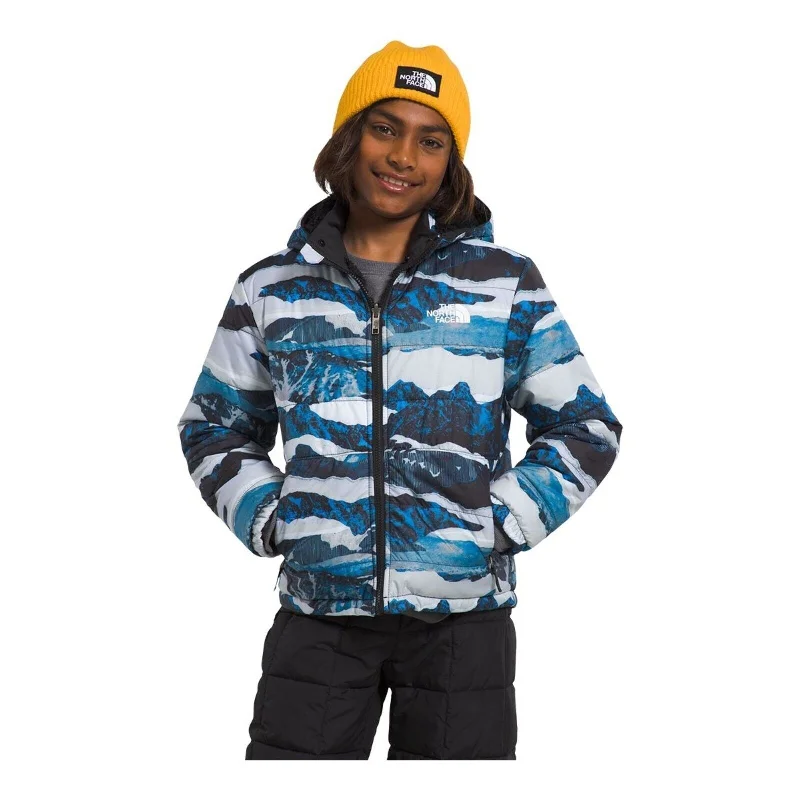 Lightweight men jackets made from recycled nylon for eco - friendly travel Men coats with a contrasting trim for a fashion - forward aesthetic The North Face NF0A82XYO3Q Hooded Jacket Kids Blue Reversible Mt Chimbo CLO473 Lightweight men jackets made from recycled nylon for eco - friendly travel Men coats with a contrasting trim for a fashion - forward aesthetic The North Face NF0A82XYO3Q Hooded Jacket Kids Blue Reversible Mt Chimbo CLO473
