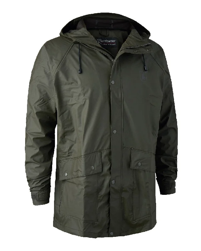 Tailored men jackets to pair with formal trousers for business meetings Men coats with a drawstring waist for a customizable fit Deerhunter Hurricane Rain Jacket Tailored men jackets to pair with formal trousers for business meetings Men coats with a drawstring waist for a customizable fit Deerhunter Hurricane Rain Jacket