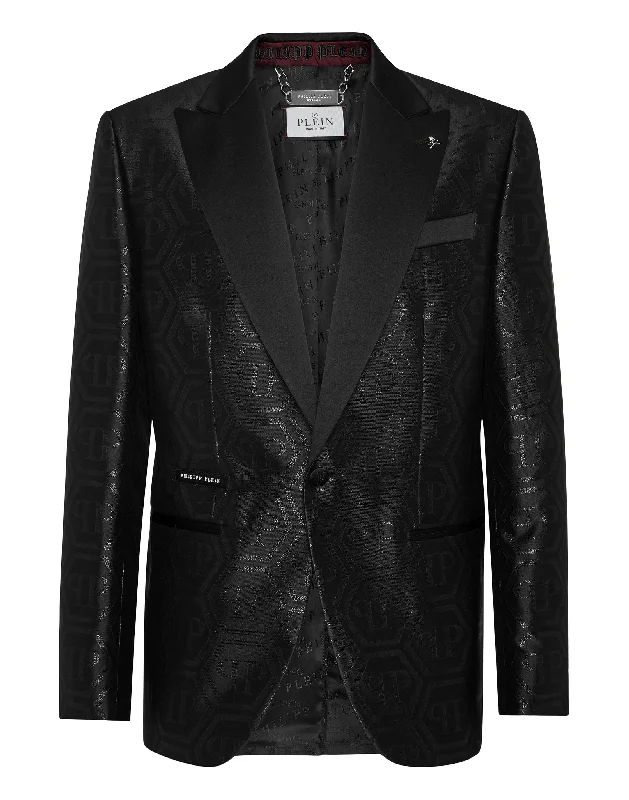 Stretch - fabric men jackets for unrestricted movement during workouts Men coats with a quick - drying feature for active lifestyles Jacquard Lurex Blazer Lord Fit Monogram Stretch - fabric men jackets for unrestricted movement during workouts Men coats with a quick - drying feature for active lifestyles Jacquard Lurex Blazer Lord Fit Monogram