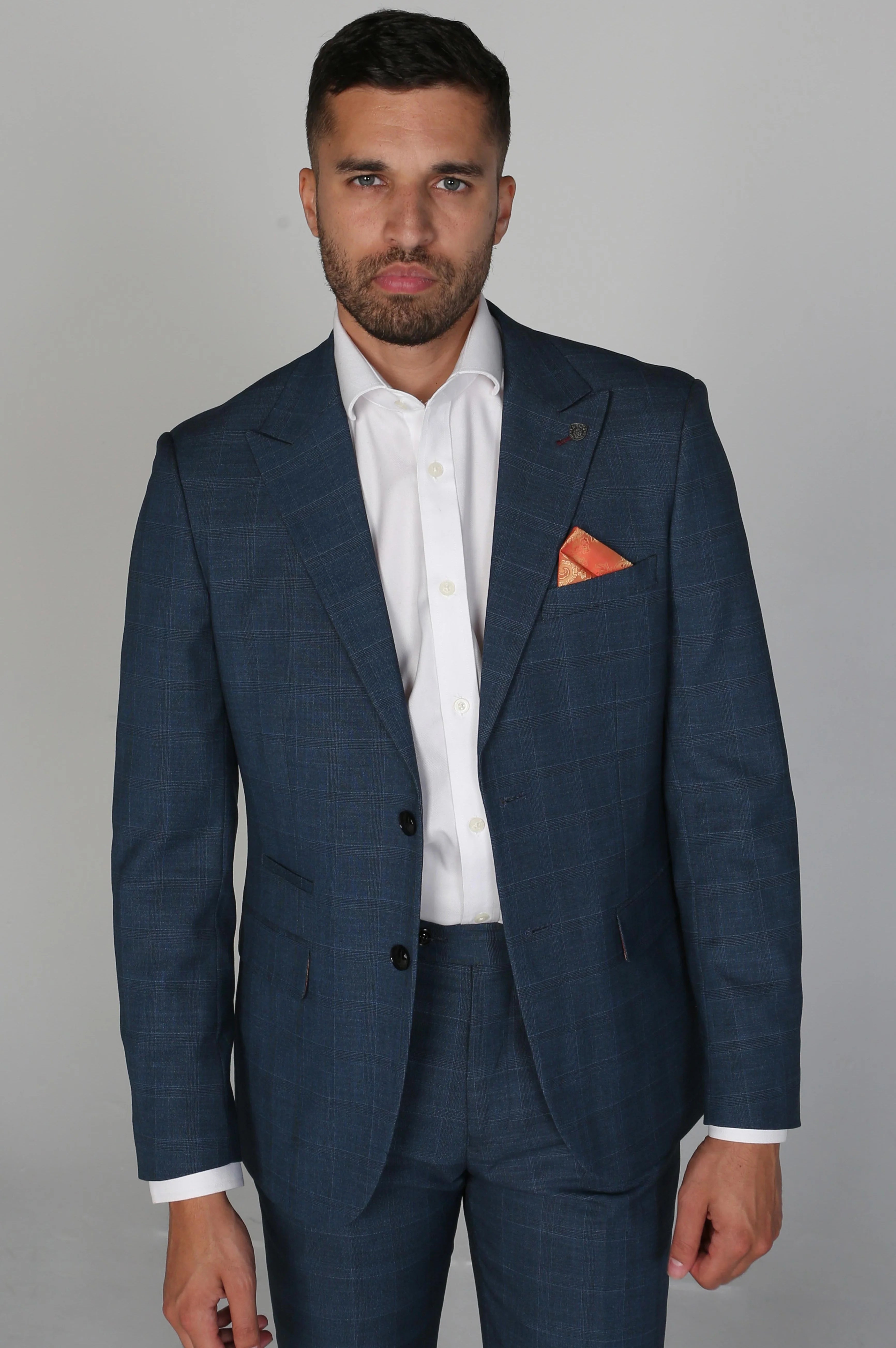 Lightweight men jackets made from recycled nylon for eco - friendly travel Men coats with a contrasting trim for a fashion - forward aesthetic Viceroy - Prince of Wales Blazer Lightweight men jackets made from recycled nylon for eco - friendly travel Men coats with a contrasting trim for a fashion - forward aesthetic Viceroy - Prince of Wales Blazer