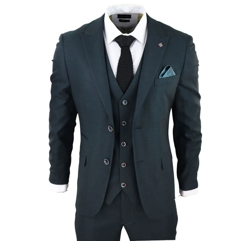 Performance - driven men jackets with breathable fabric for sports Men coats with a stand - up collar for a sleek and modern look Mens Olive Green 3 Piece Check Tailored Fit Suit Performance - driven men jackets with breathable fabric for sports Men coats with a stand - up collar for a sleek and modern look Mens Olive Green 3 Piece Check Tailored Fit Suit