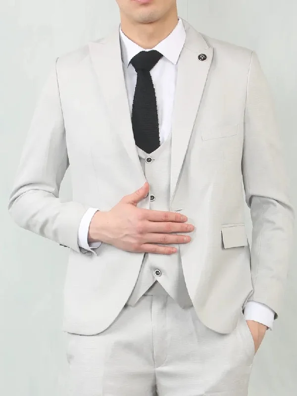 Stretch - fabric men jackets for unrestricted movement during workouts Men coats with a quick - drying feature for active lifestyles 3 Piece Suit Tailored Fit Wedding Prom Formal Textured Stretch - fabric men jackets for unrestricted movement during workouts Men coats with a quick - drying feature for active lifestyles 3 Piece Suit Tailored Fit Wedding Prom Formal Textured