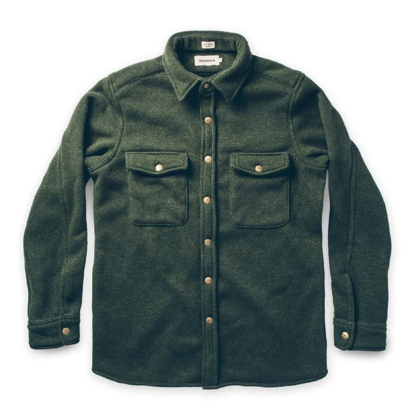 Denim men jackets with embroidered patches for a personalized touch Men coats with a detachable faux - fur collar for a trendy and warm touch The Big Sur Jacket in Heather Olive Polartec Denim men jackets with embroidered patches for a personalized touch Men coats with a detachable faux - fur collar for a trendy and warm touch The Big Sur Jacket in Heather Olive Polartec