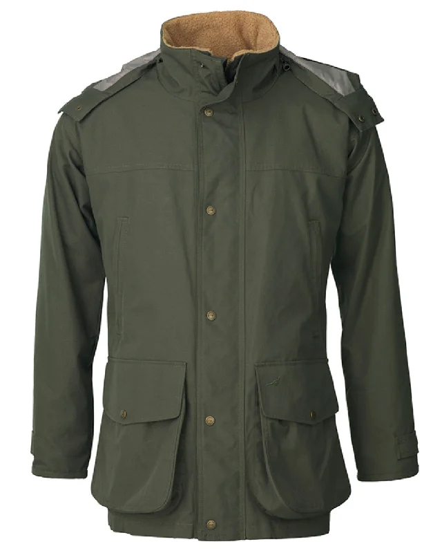 Men jackets with a built - in hood that can be stowed away when not in use Men coats with a hooded design for added protection against the elements Laksen Merlin Ventile Shooting Coat with CTX Men jackets with a built - in hood that can be stowed away when not in use Men coats with a hooded design for added protection against the elements Laksen Merlin Ventile Shooting Coat with CTX