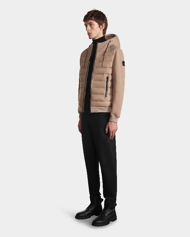 Hooded men jackets with a detachable faux - fur trim for added warmth Men coats with a quilted pattern for added texture and warmth ELIAS MEN'S LIGHT JACKET Hooded men jackets with a detachable faux - fur trim for added warmth Men coats with a quilted pattern for added texture and warmth ELIAS MEN'S LIGHT JACKET