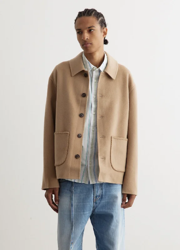 Performance - driven men jackets with breathable fabric for sports Men coats with a stand - up collar for a sleek and modern look Wool Cashmere Jacket Performance - driven men jackets with breathable fabric for sports Men coats with a stand - up collar for a sleek and modern look Wool Cashmere Jacket