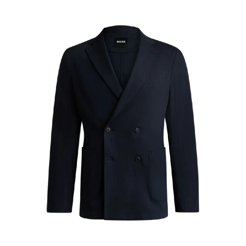 Bomber men jackets with ribbed cuffs for a classic 80s style Slim - fit men coats in navy blue for a classic and sophisticated appearance Slim-fit blazer Bomber men jackets with ribbed cuffs for a classic 80s style Slim - fit men coats in navy blue for a classic and sophisticated appearance Slim-fit blazer